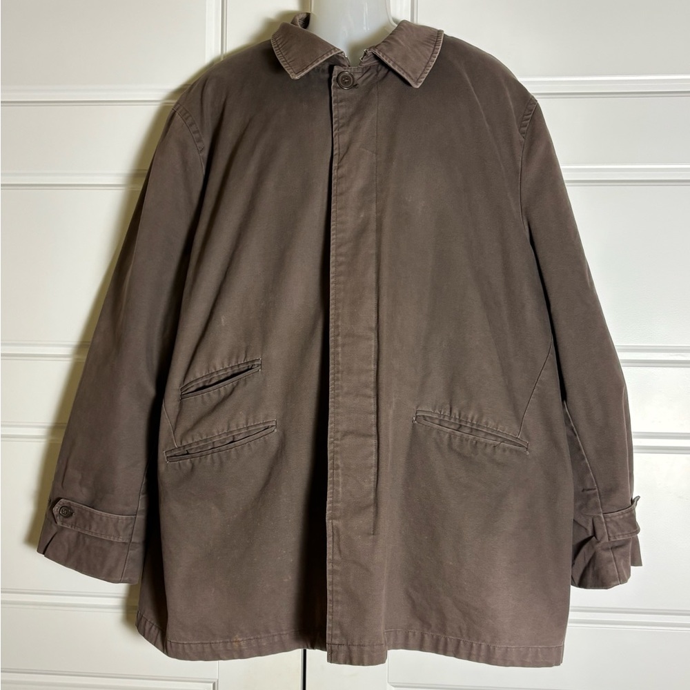 Structure Army style Tan/Brown 100% cotton Oversize Jacket XXL